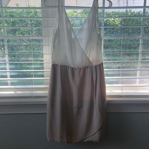 Knee length V-neck dress